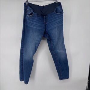 Maternity Dark Blue Stretch Jeans